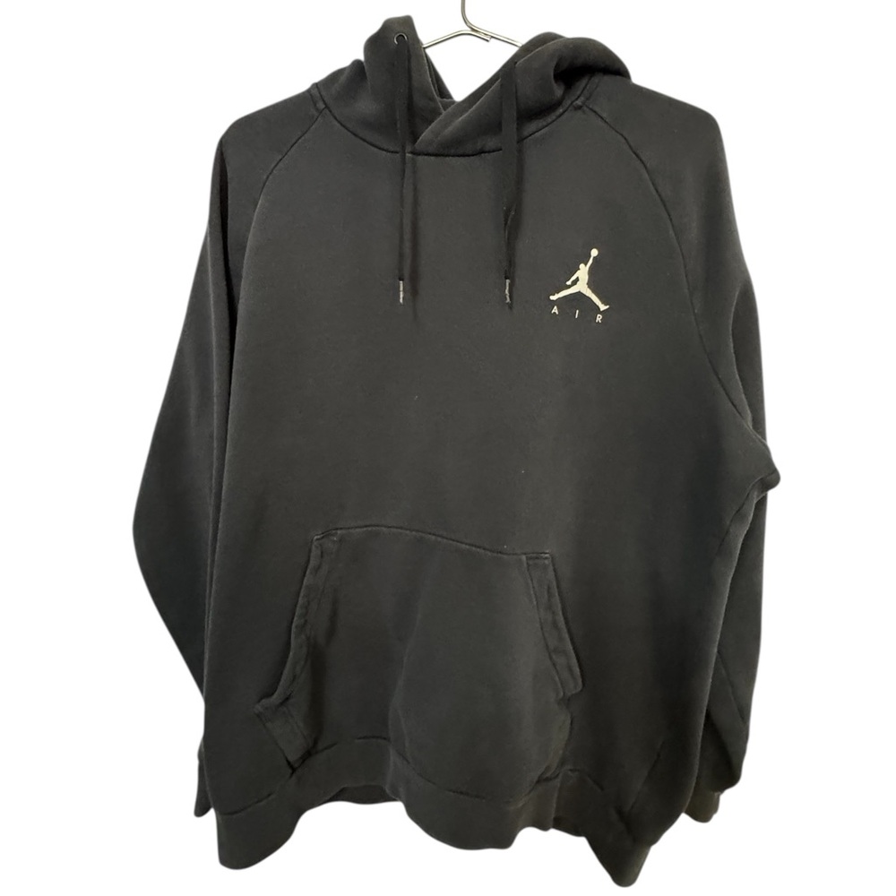 Vintage Aged Slight Fade Air Jordan Black Men's XL Hoodie RARE